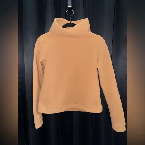 Dudley Stephens Park Slope Turtleneck Fleece Tan Size XS