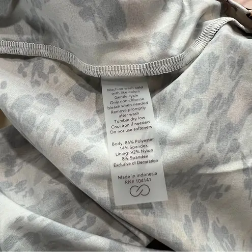 Calia Animal Print Performance Mini Dress Built