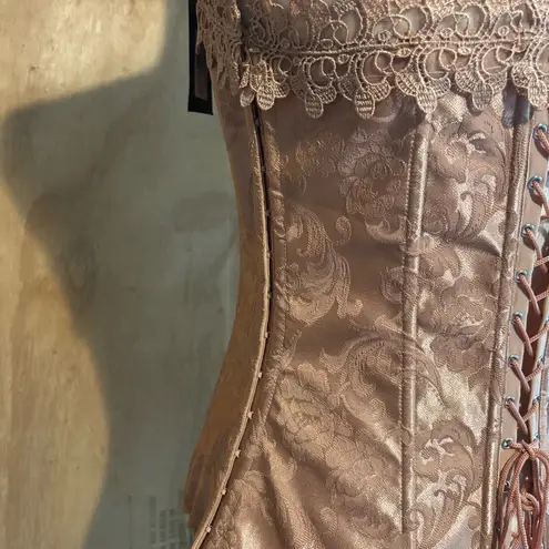 Frederick's of Hollywood NWT Toast Hollywood Dream Sweetheart Corset Sz 36