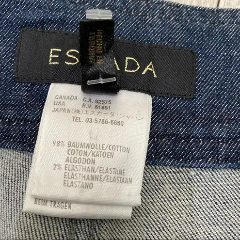 ESCADA Crystal Embellished Boot Cut Jeans 36 Size 6