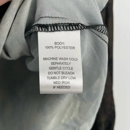 Lola And Sophia Long Sleeve Snake Print V