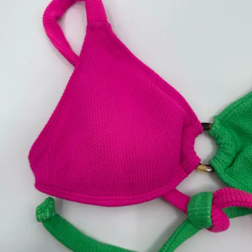 PILYQ PQ Swim Bikini Top Size Small NEW Kiwi Reef Two