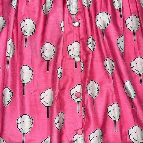 NWT! Cotton Candy Muslin Flare Dress Magic School Bus Dress Mrs. Frizzle Pink Size L
