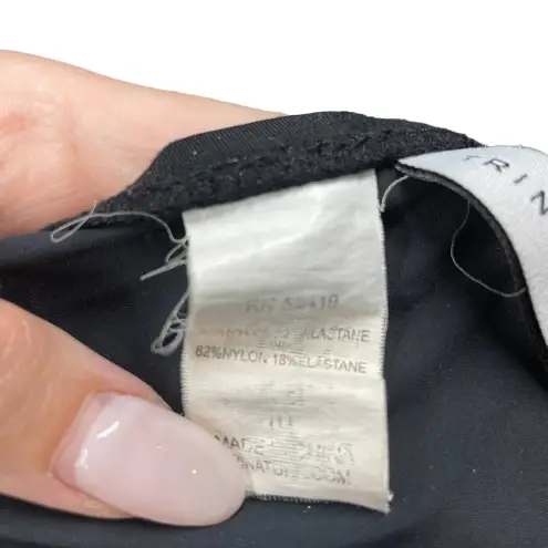 Trina Turk  Tokyo Black Loop Side Bikini‎ Bottom w/ Red Top Size 10