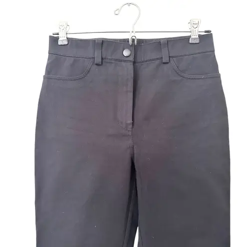 SAINTART Preston Stretch Flare Crop Pant Black NWOT Sz 6