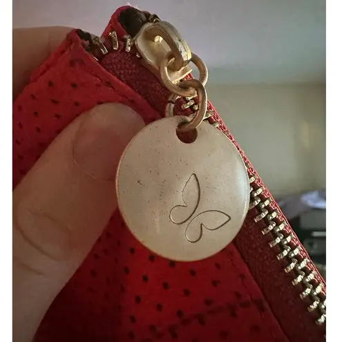 by the moon designed by Salomé Falcón Red Convertible Wristlet Crossbody Bag