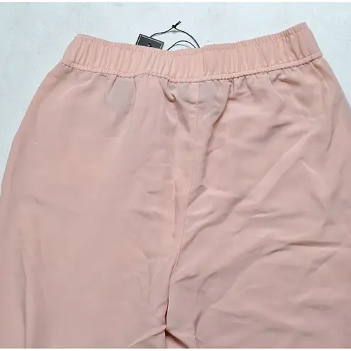 Diane Gilman DG2 Women's Wide-Leg Soft Flowy Casual Trouser Pant Soft Pink Size XS New!