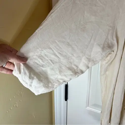 Solitaire Anthropologie Peasant Flowy Shirt Size 3X Embroidered and Sparkly