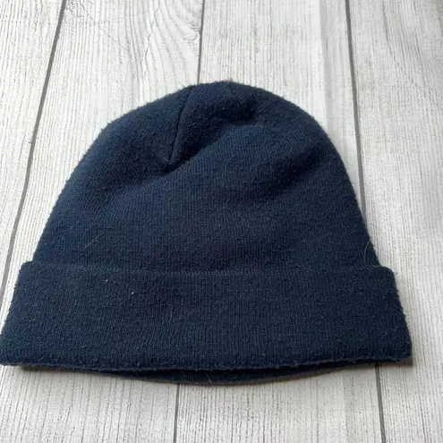 The North Face Navy Blue Beeanie Winter Hat