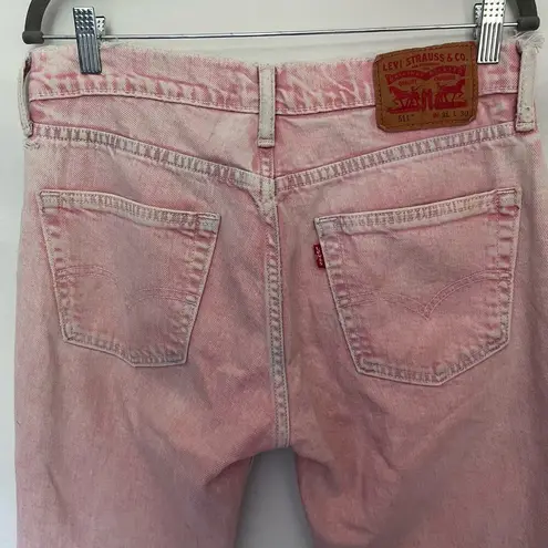 Levi's  511 Mens Slim Fit Jeans Sz 31x30 Pink Zeke Denim Casual 5 pockeet