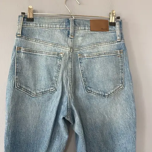 Madewell  the Perfect Vintage Crop Distressed Jeans in Rosabelle Wash Size 26