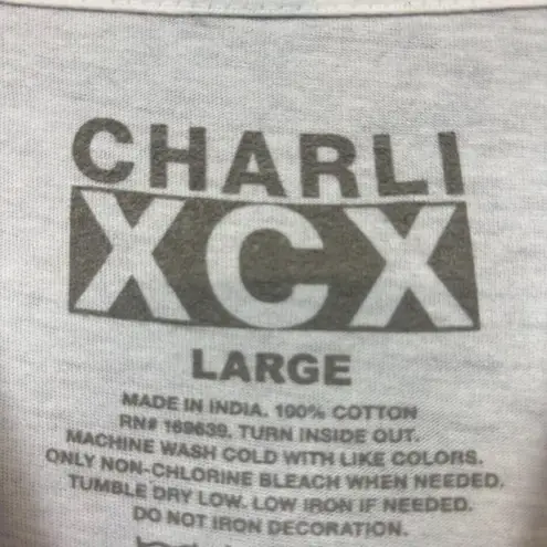 Charli XCX Brat Hyperpop Album Crop Top Size XL