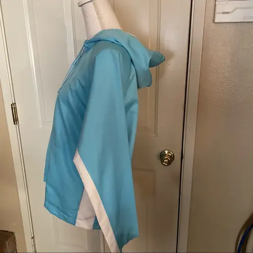 Lady Footlocker Hooded Windbreaker Blue Size L