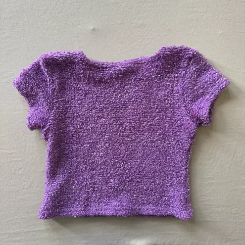 Route 66 Y2K butterfly Fuzzy baby tee