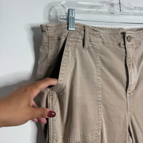 Stitch Fix Liverpool Utility Crop Cargo w Cinched Leg (biscuit tan) Size 16/33 Tan