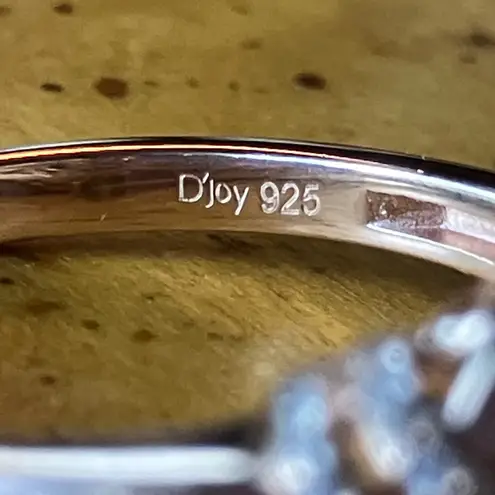 Natural Morganite Pink Sapphire Sterling Silver Ring Size 10