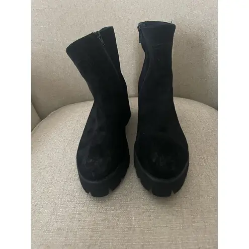 Seychelles Sey by Blk Leather Boots, S53, 9.5