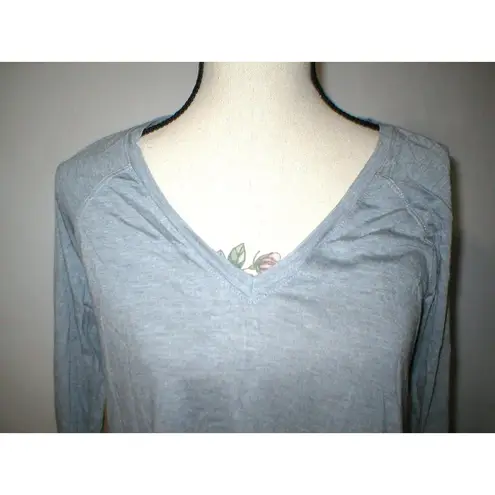 NWT $48 New Josie by Natori Top Heather Gray S Long Sleeves Casual Sleep Modal