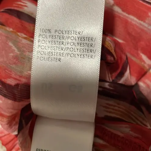 Liverpool coral ikat blouse sz L