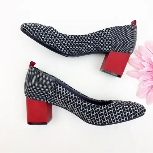 Betabrand Starting Block Heels: Black Diamond