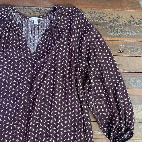 Treasure & Bond Nordstrom Flowy Button Front Floral Mini Dress - Sz M 💚🎀