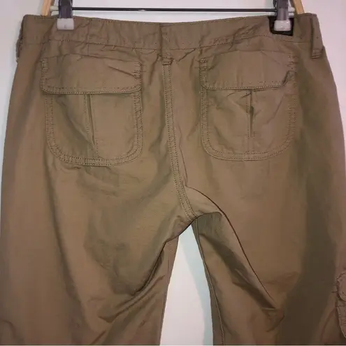 Lucky Brand Y2K  low rise cargo capris khaki cropped pants Women’s 8/29