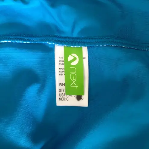 Next NWT Women’s Tavarua High Waist High Leg Bold Colorful Stripe Swim Bottom LG Pink