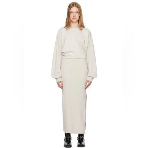 Isabel Marant Marant Etoile Sz 36/4/S Sweatshirt Jersey Cotton Drop Shoulder Midi Length Dress