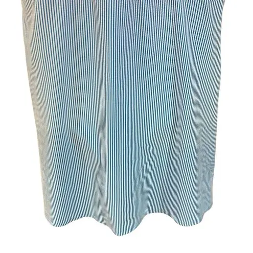 Lands' End  NWOT bathing suit dress yellow blue red lined size 14