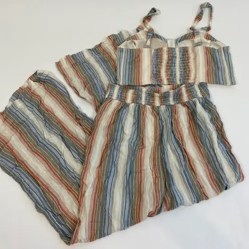 American Eagle Striped Two Piece Set