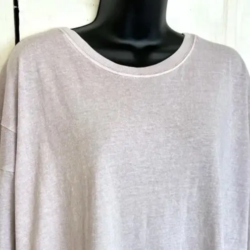 Free People Movement Long Game Layer Tunic in Oyster Opal NWOT sz unsized Purple