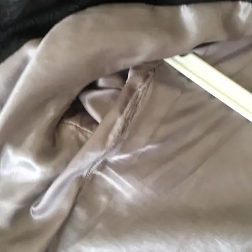 Unique Vintage Black faux leather jacket