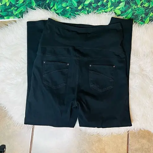 Casual black skinny jeans size L maternity / pregnancy pants bottoms Size L