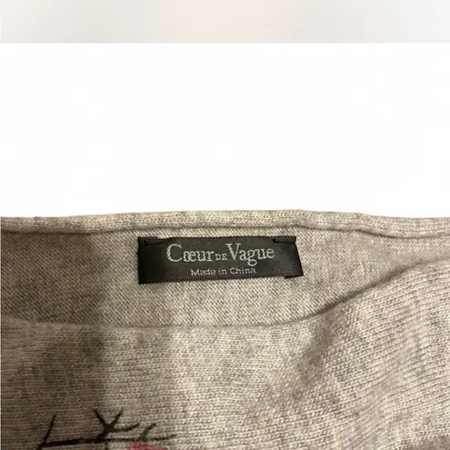 Whimsical Bicycle Graphic Tee Gray Size undefined