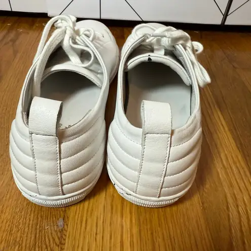 Seychelles Renew Sneaker Women 11 White Leather Speckled Blucher Lace up Shoes