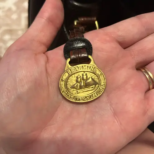 Brahmin Vintage Crocodile Embossed Crossbody Bag