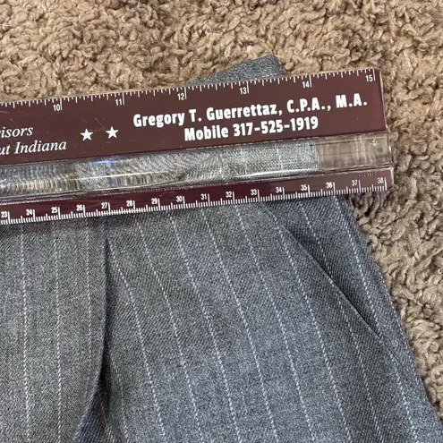Kathie Lee Women's Vintage 90's Gray with White line Slacks Business Pants Sz 10