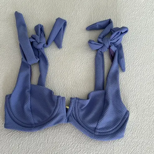 Beach Riot Blair Top Periwinkle Waffle, Size Small, $128