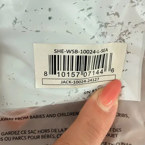 Shapermint Essentials Everyday Comfort Straps Wireless Shaping Bra Light Blue L Green Size L