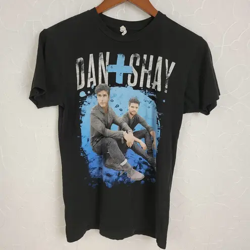 Dan & Shay Womens Shirt Size Small Black Concert Tour Country Music Crewneck