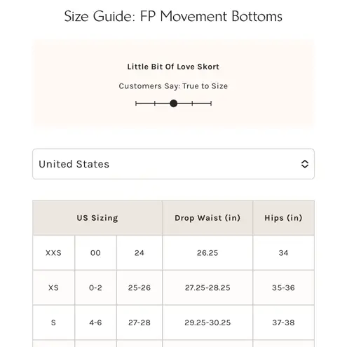 Free People FP Movement Little Bit Of Love Skort Black XS