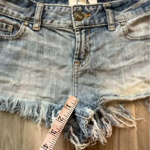 PINK - Victoria's Secret Pink 2 Jean Cut Off Shorts