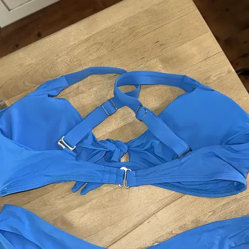 Tinibikini Blue Thong 3-piece Bikini Set