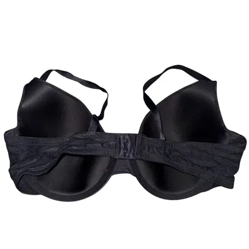 Maidenform Women's Black Striped T-Shirt Bra 40D Lightly Lined Underwire