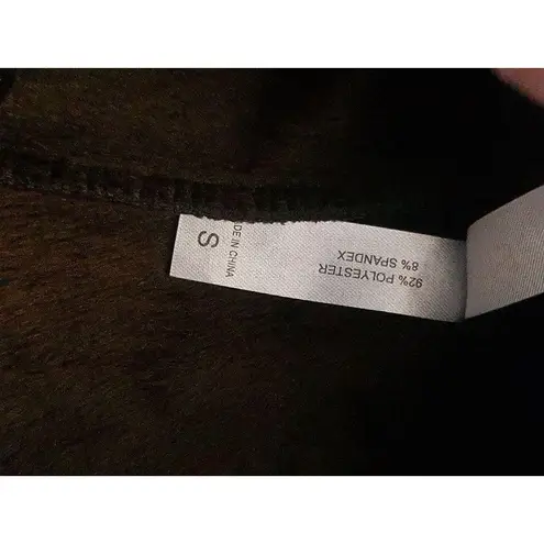 Kimberly C Womens Pants Size Small Velvet High Rise Black Soft Comfy Straight