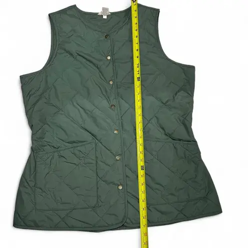 Duluth Trading Co. Quilted Vest Green Size XL