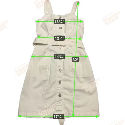 SO White Jean Button-Up Sun Dress -  Brand size XS