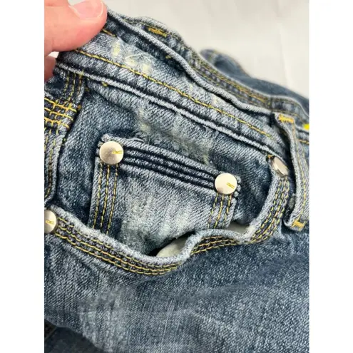 Vigoss Women’s  Y2K Jean Capris Blue Size 3/4‎