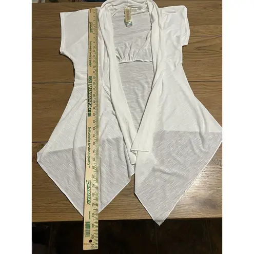 Fresh Brewed Size XL Lightweight Stretch Shirt Beach Travel Breathable Modern White