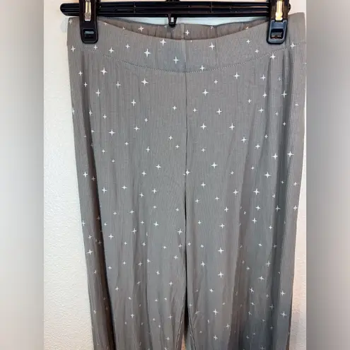 SKIMS NWOT Women’s Star Print Soft Heather Gray Lounge Sleep Pants Size XS